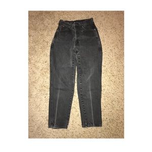 Vintage Washed Out Black Mom Jean